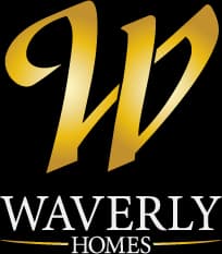 Waverly Homes gold W logo
